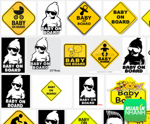 Công ty In Ấn Tem chuyên nhận in ấn nhanh baby on board sticker đẹp. độc đáo, ấn tượng bằng chất liệu decal dán cho thành phẩm có chất lượng cao, tiện lợi khi sử dụng